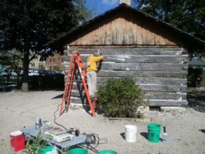 Burlington Historical Society Historic Cabin Restoration | Burlington, WI