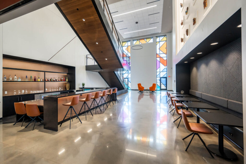 Garden Atrium at The Center for Black Excellence & Culture; Designed by JLA Architects